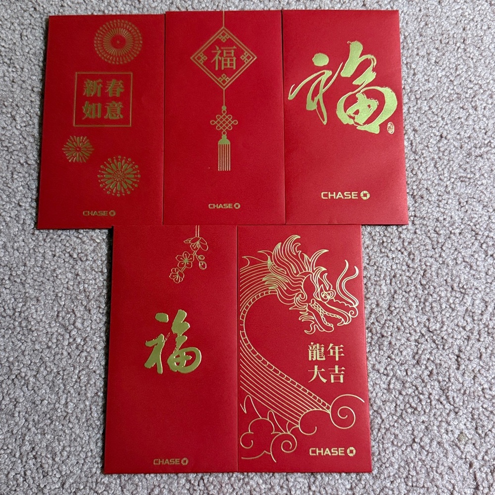🔥10/$15 5 Red Envelopes